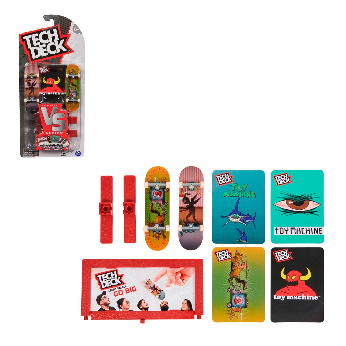 Tech Deck Versus 2 Skates Y Accesorios - Toy Machine